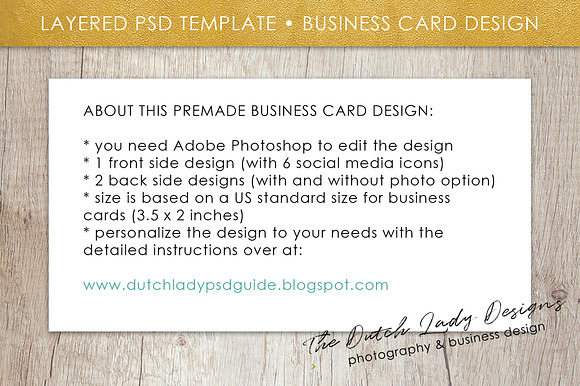 Photoshop Business Card Template #14 in Business Card Templates - product preview 5