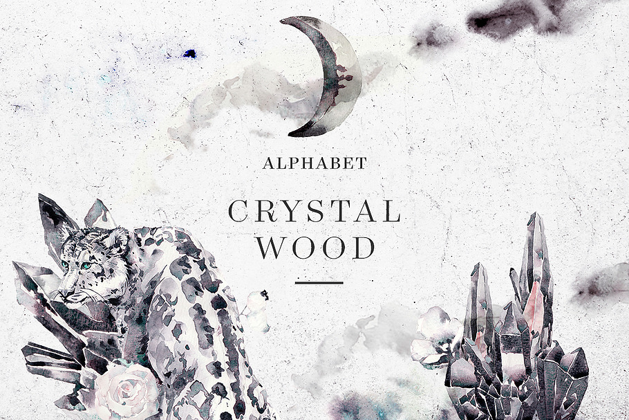 Crystal Wood Alphabet & Bundle