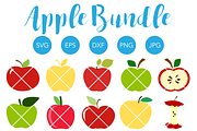 Apple SVG Bundle for School Teacher