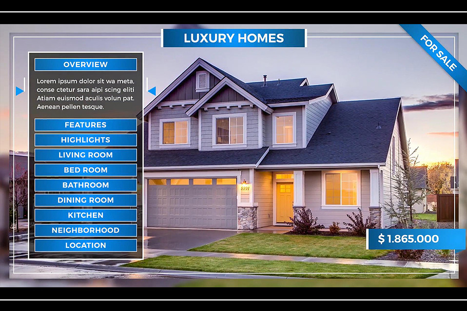 Real Estate Slideshow (After Effect) in Presentation Templates - product preview 8