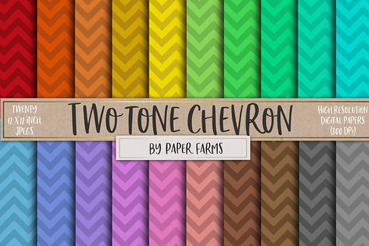 Two tone chevron in Patterns - product preview 8
