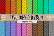 Two tone chevron
