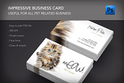 Cat animal lovers veterinarian card