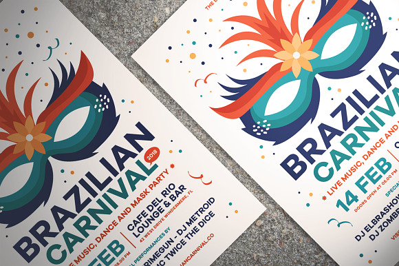 Brazilian Carnival Flyer in Flyer Templates - product preview 1