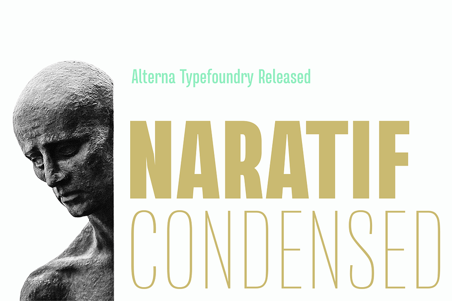 Naratif Condensed in Sans-Serif Fonts - product preview 8