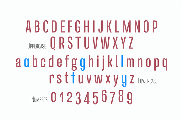 Naratif Condensed in Sans-Serif Fonts - product preview 9