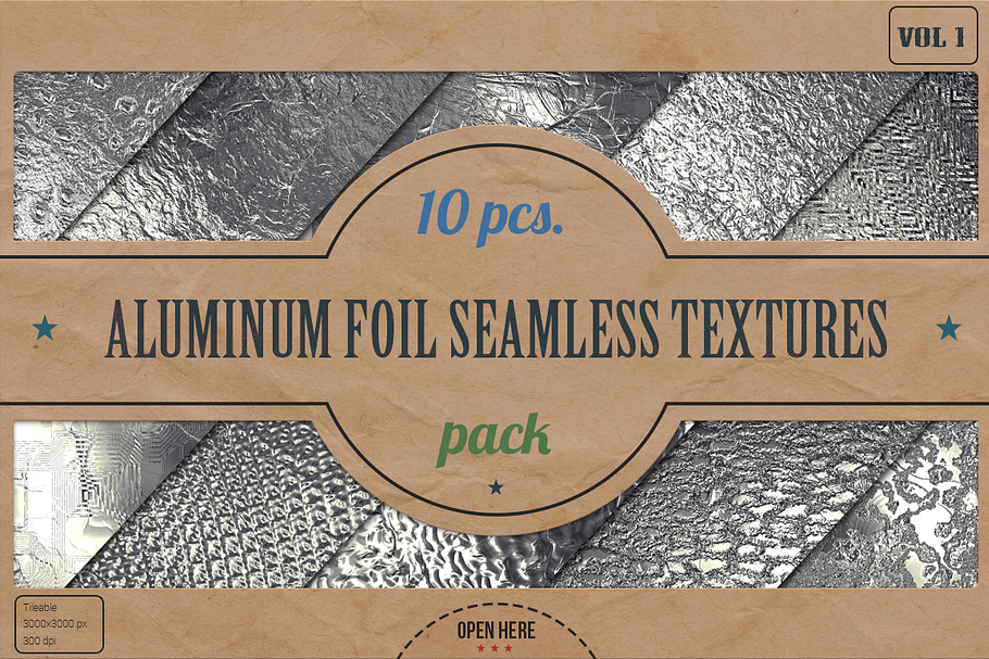 Aluminum Foil HD Textures Pack v.1