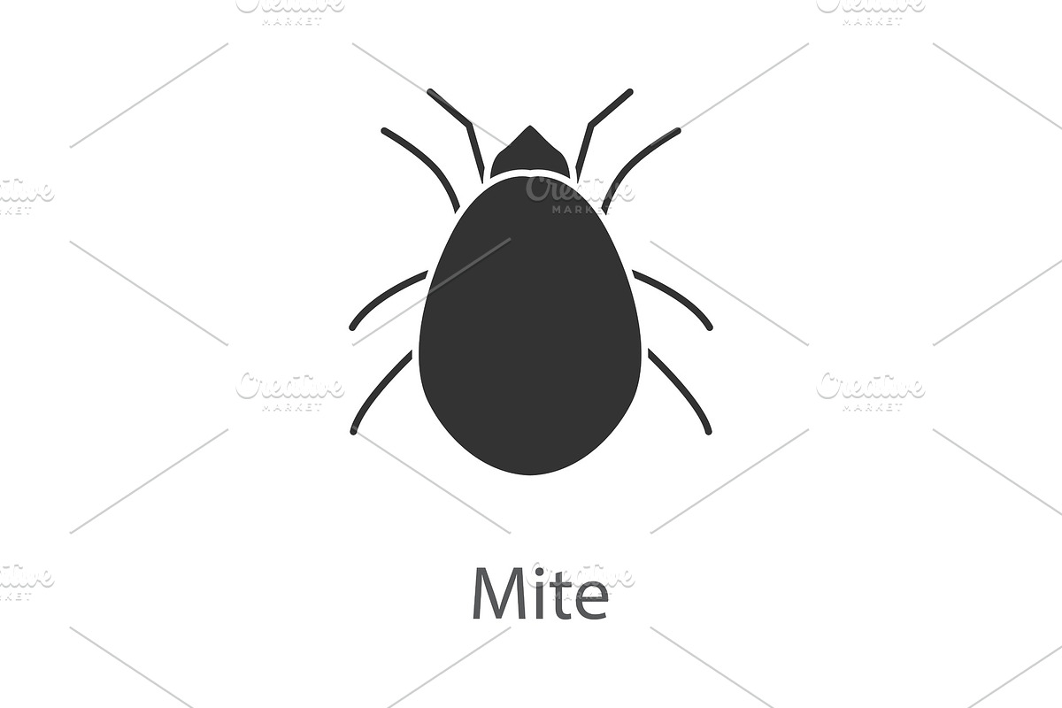 Mite glyph icon in Graphics - product preview 8