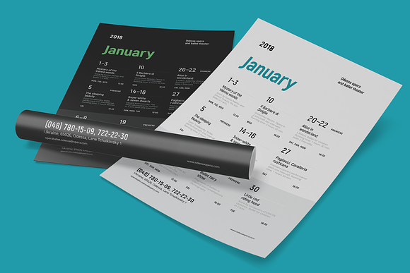 Schedule Event Poster, Vol.4 in Flyer Templates - product preview 4