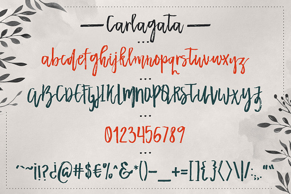 Carlagata in Script Fonts - product preview 5