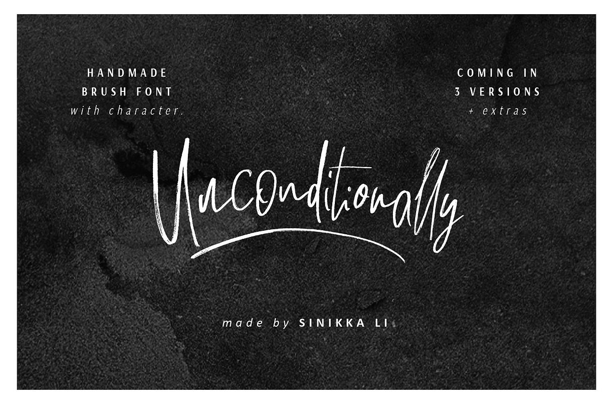 Unconditionally | Signature Script in Script Fonts - product preview 8