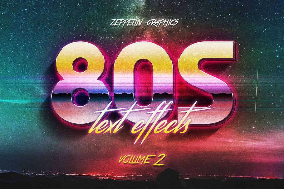 80s Text Effects Vol.2 in Photoshop Layer Styles - product preview 8