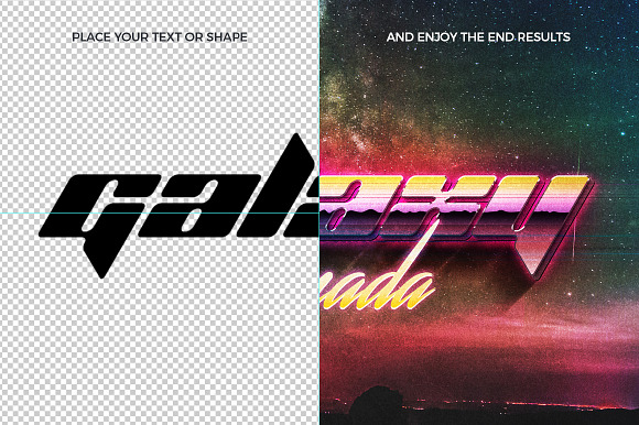 80s Text Effects Vol.2 in Photoshop Layer Styles - product preview 1
