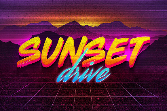 80s Text Effects Vol.2 in Photoshop Layer Styles - product preview 7