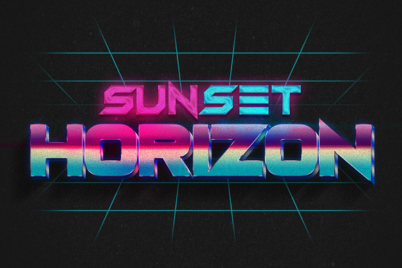 80s Text Effects Vol.2 in Photoshop Layer Styles - product preview 8