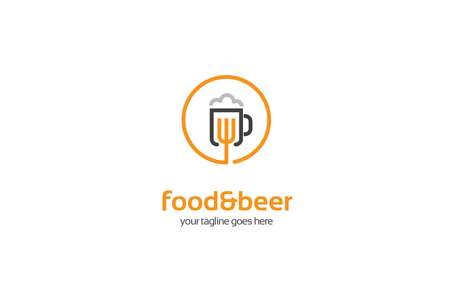 Food And Drinks Logo Creative Logo Templates Creative Market