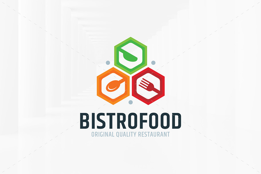 Bistro Food Logo Template
