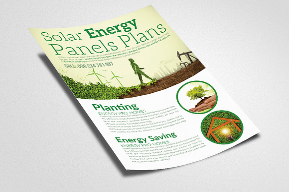 Solar Energy Flyer Templates in Flyer Templates - product preview 2