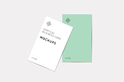 Vertical Business Card Mockups
