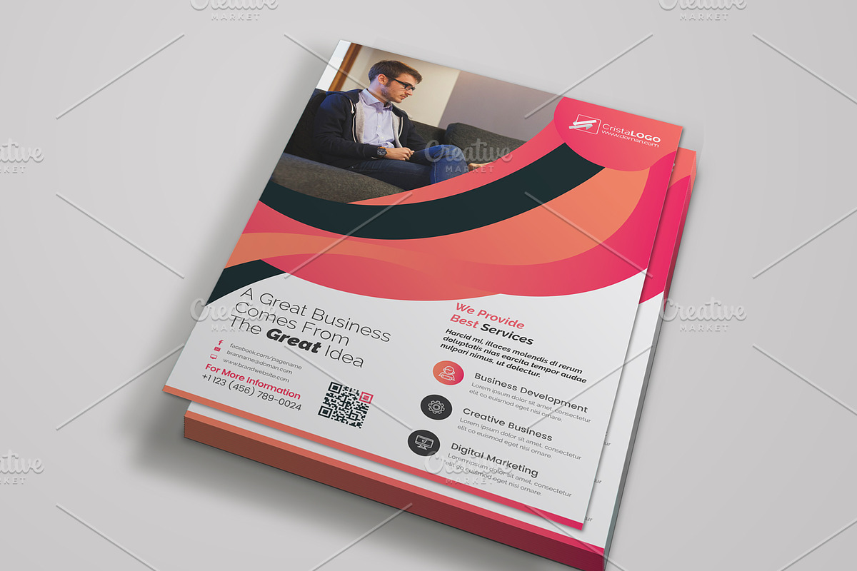Corporate Flyer– Multipurpose in Flyer Templates - product preview 8