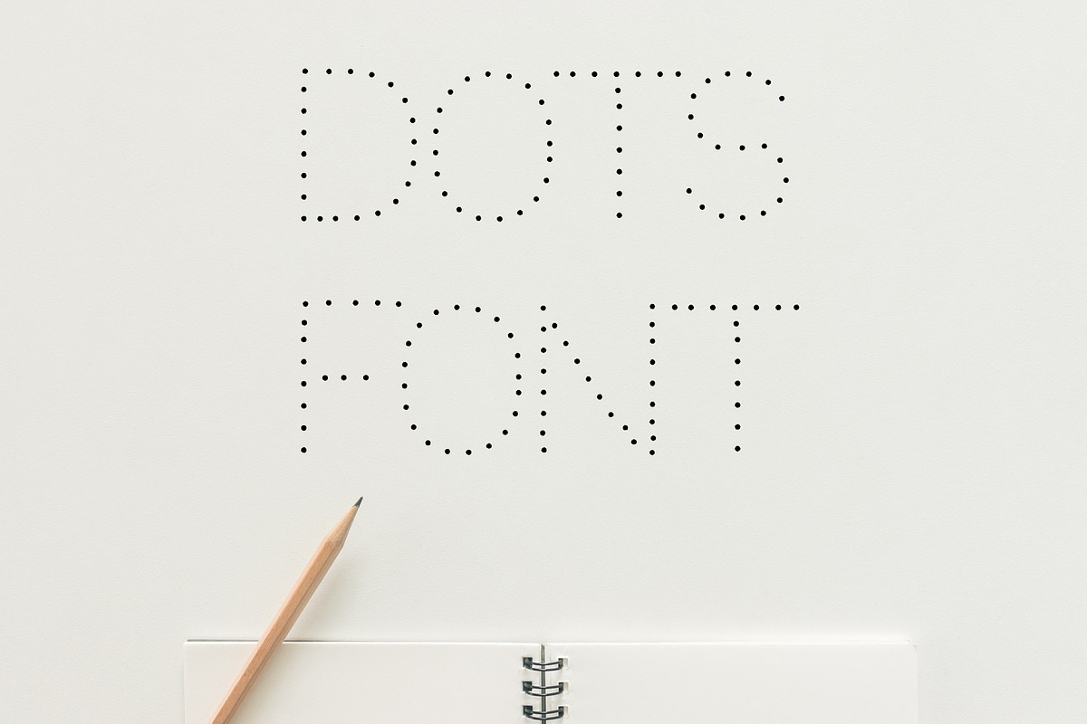 Dots Display Font in Display Fonts - product preview 8