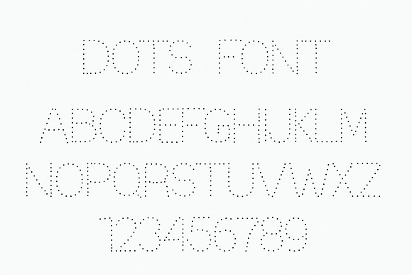 Dots Display Font in Display Fonts - product preview 4