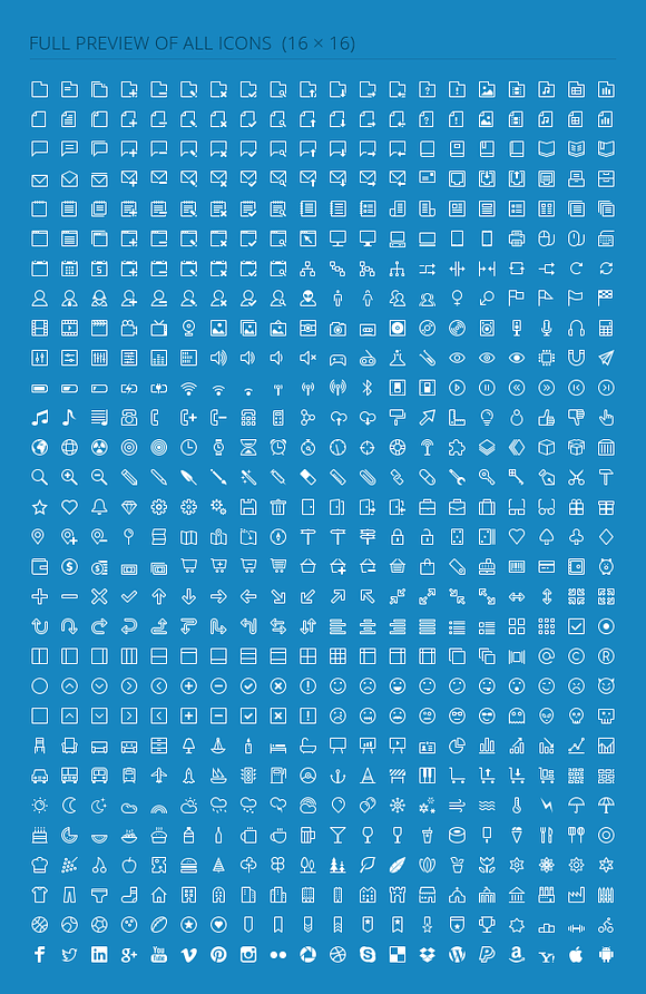 600 Stroke Vector Icons in Graphics - product preview 1