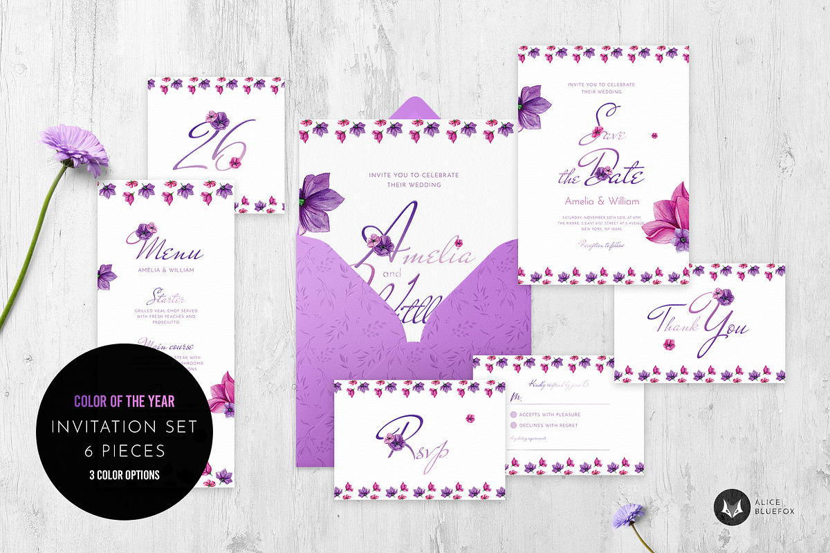 Wedding Suite - Colorburn v1 in Wedding Templates - product preview 8