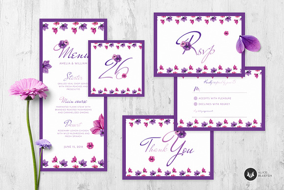Wedding Suite - Colorburn v1 in Wedding Templates - product preview 6