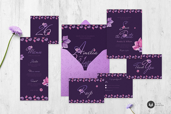 Wedding Suite - Colorburn v1 in Wedding Templates - product preview 7