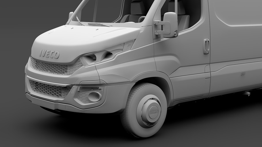Iveco Daily Van L4H2 2014 2016 in Vehicles - product preview 10