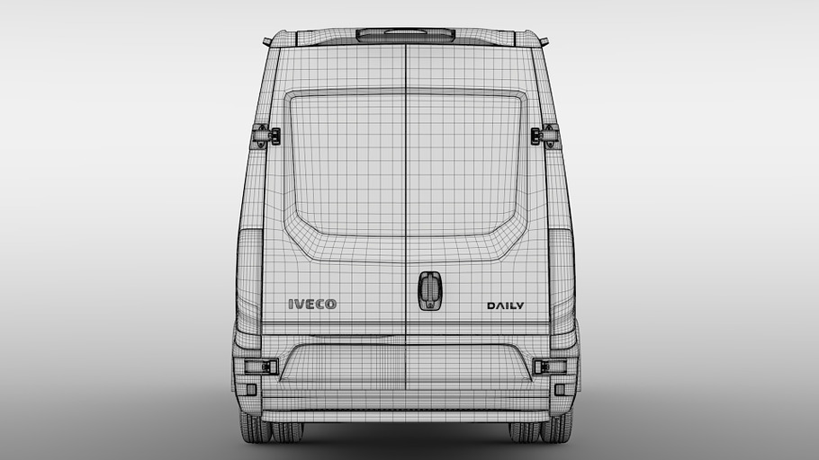 Iveco Daily Van L4H2 2014 2016 in Vehicles - product preview 14