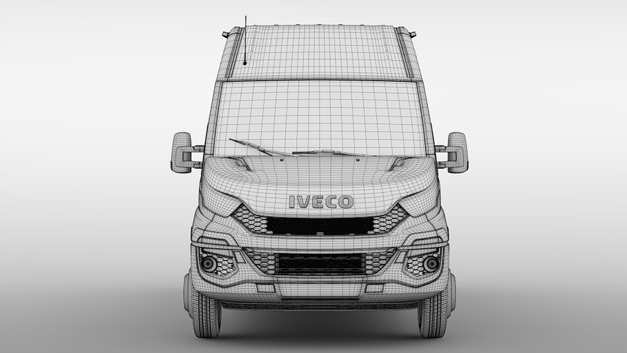 Iveco Daily Van L4H2 2014 2016 in Vehicles - product preview 15
