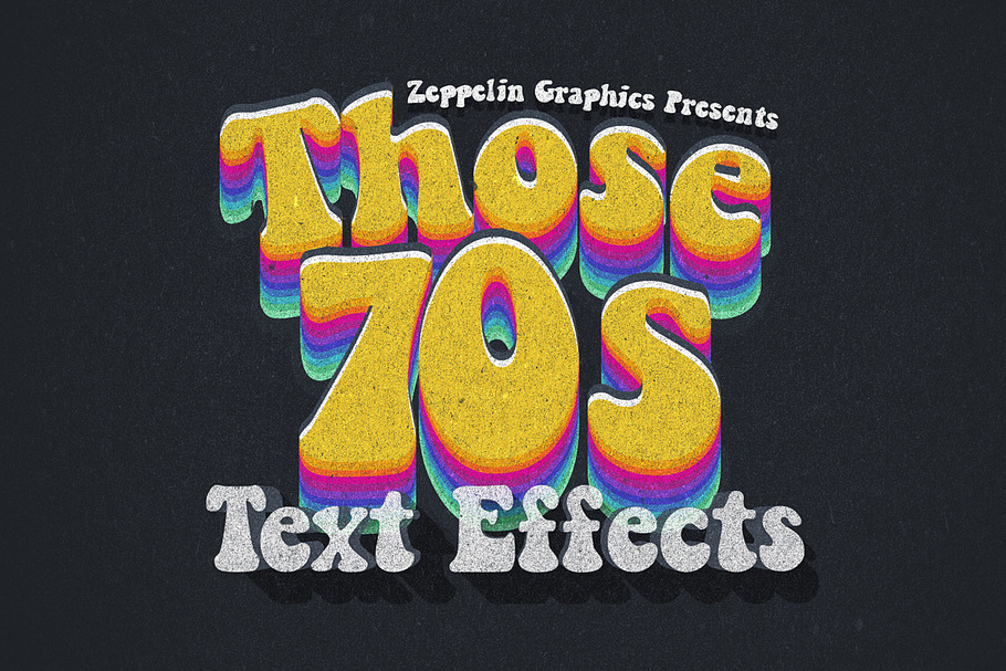 70s Text Effects for Photoshop in Photoshop Layer Styles - product preview 8