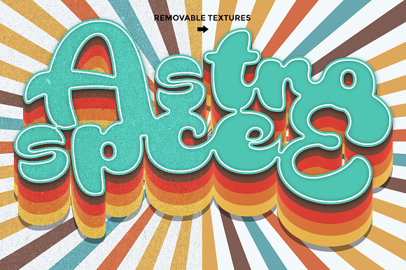 70s Text Effects for Photoshop in Photoshop Layer Styles - product preview 6