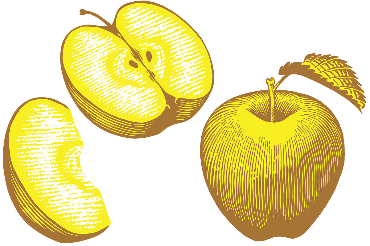 Golden Apples in Illustrations - product preview 8