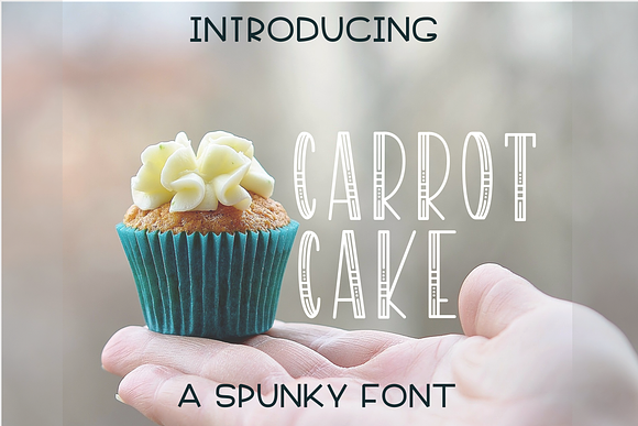 Carrot Cake - OTF / TTF in Display Fonts - product preview 1