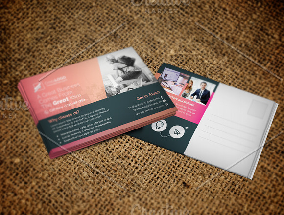 Post-Card in Postcard Templates - product preview 1