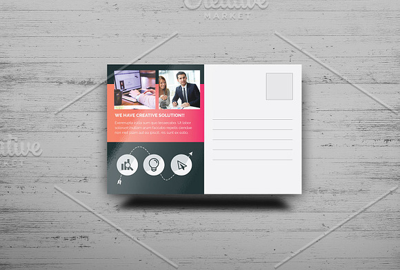 Post-Card in Postcard Templates - product preview 3