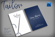 Tailor shop creative business card