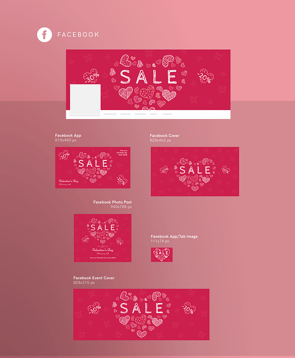 Promo Bundle | Valentine's Day in Templates - product preview 10