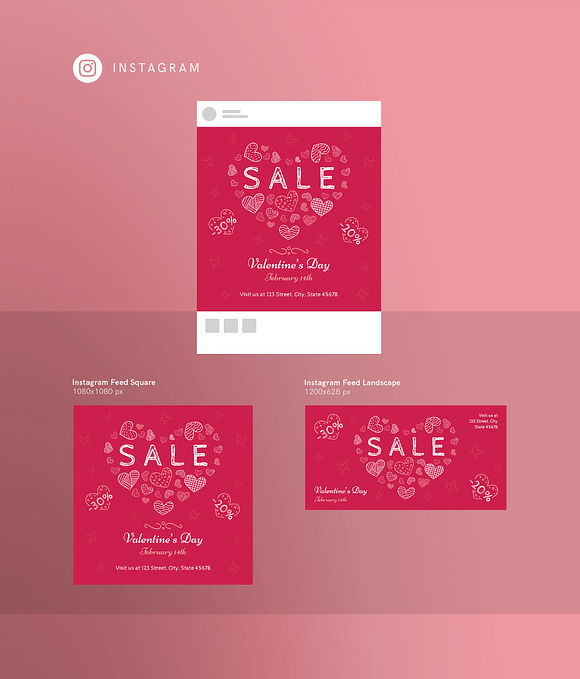 Promo Bundle | Valentine's Day in Templates - product preview 11