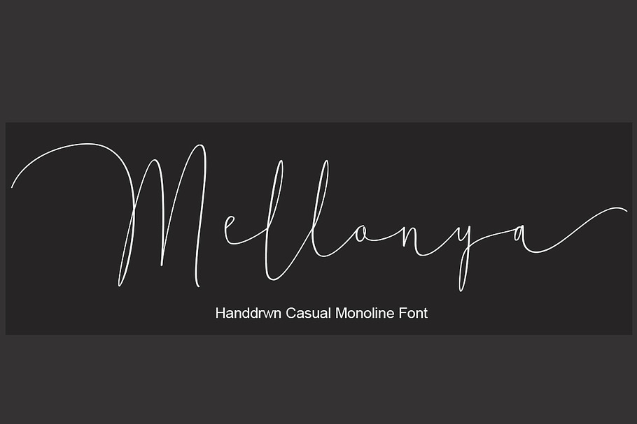 Mellonya in Script Fonts - product preview 8