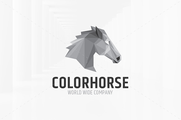 Color Horse Logo Template in Logo Templates - product preview 2