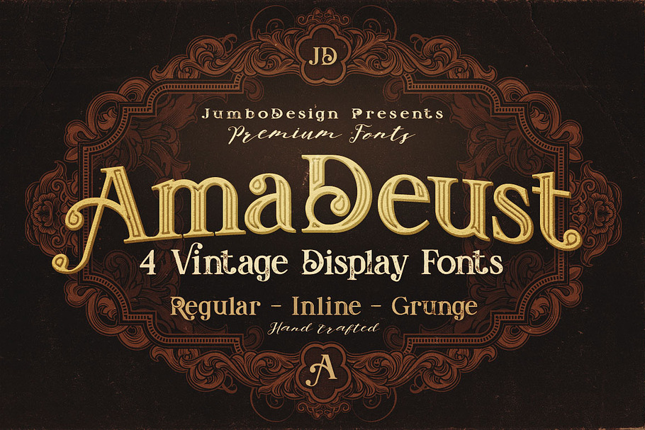 AmaDeust - Display Font in Display Fonts - product preview 8