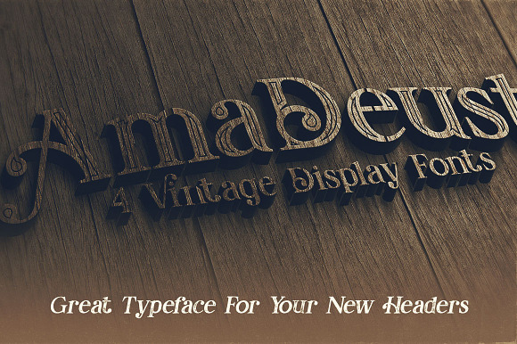 AmaDeust - Display Font in Display Fonts - product preview 4