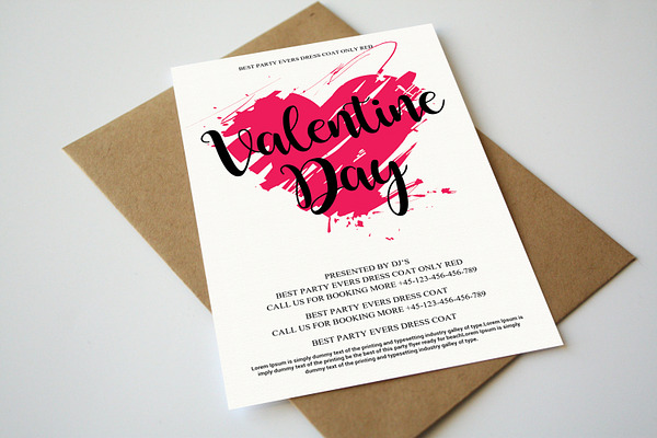 Valentines Day Special Party Card