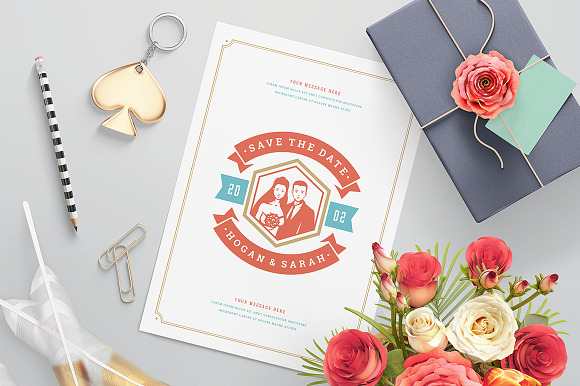18 Wedding Logos and Badges in Logo Templates - product preview 2