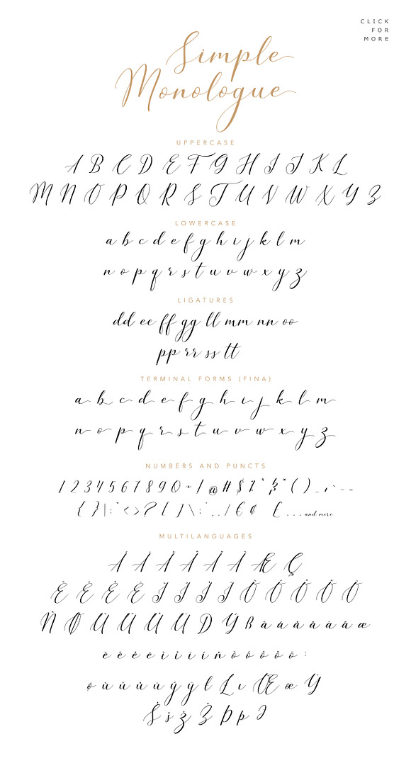 Simple Monologue - Beauty Font in Script Fonts - product preview 8
