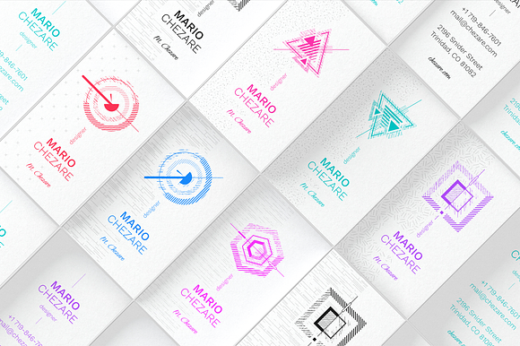 Chezare Bundle. 22 Businness Cards in Business Card Templates - product preview 10